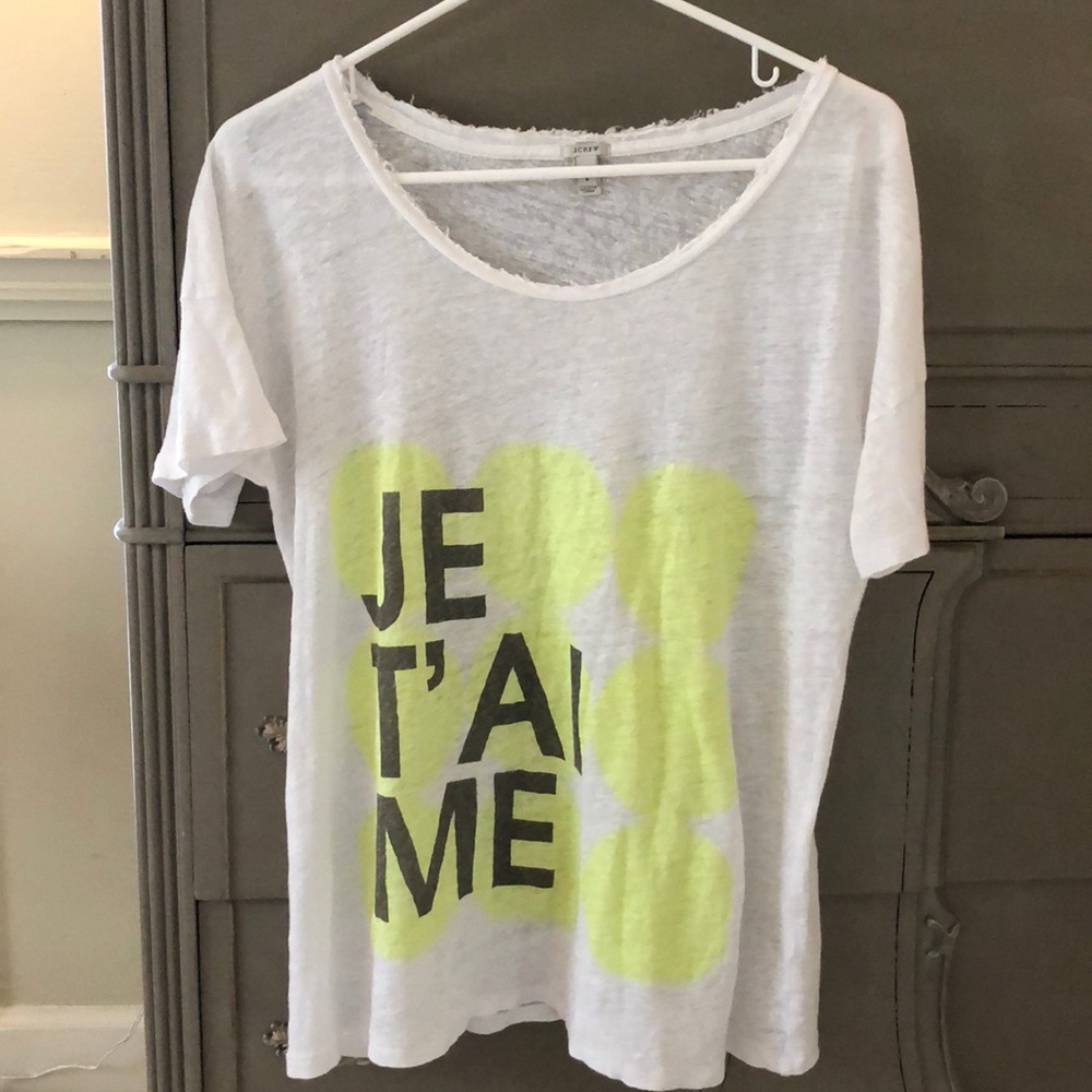 Size small J Crew Je T’ai Me top